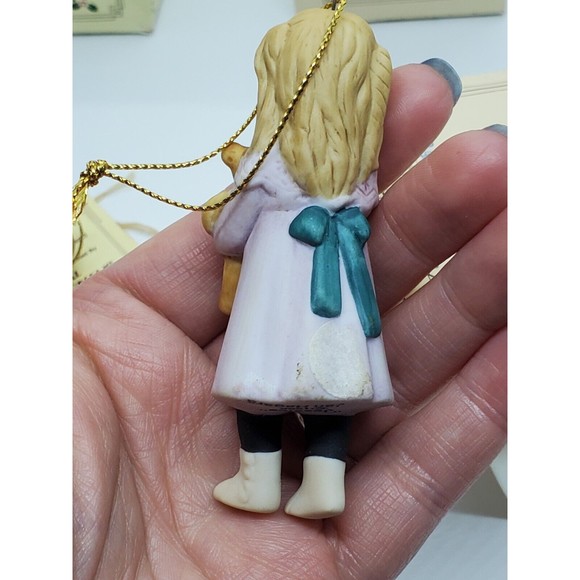 Jan Hagara Collection Porcelain Ornaments Set Carol Jill Jessica Lot of 3 - Picture 14 of 16